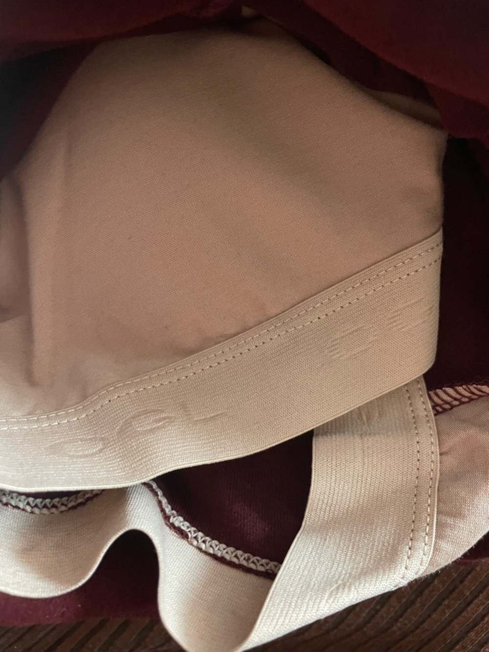 New OGL Women Burgundy Top Size Small - Picture 7 of 8